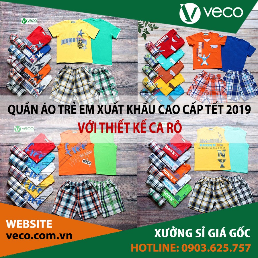 VECO-Xưởng sản xuất quần áo trẻ em xuất khẩu cao cấp Tết 2019